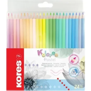 Pastelka Pastelky Kores Pastel 24ks trojhranné
