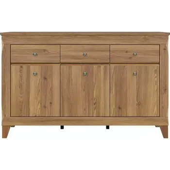 Obývací stěna Komoda Bergen KOM3D3S - Modřín sibiu zlatý - SLEVA 3% s kodem radost25