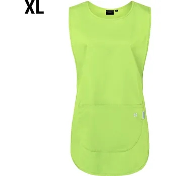 Kuchyňská zástěra G.Gastro KARLOWSKY | Šatová zástěra Essential - kiwi - velikost: XL