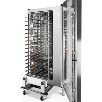 Pec na pizzu G.Gastro Držák na plechy s vozíkem pro kombinované konvektomaty - 20x GN 1/1