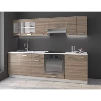 Kuchyňská linka Dalton 240 dub sonoma trufel - doprava zdarma - SLEVA 3% s kodem radost25