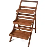 Schůdkový květináč- hnědý - SLEVA 3% s kodem radost25