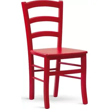 Jídelní židle Dřevěná židle Paysane COLOR - masiv rosso - SLEVA 3% s kodem radost25