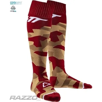 Pánské ponožky Moto ponožky Leatt Moto Sock Ruby Stone 2024 L-XL