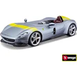 Bburago Ferrari Monza SP1 Silver Blue 1:24