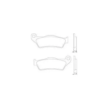 Brzdová destička BRENTA brzdové destičky KH181 sintrované barva zlatá BREMBO přední KTM (FT 4027) (BRENTA brzdové destičky KH181 sintrované barva zlatá BREMBO přední KTM (FT 4027))