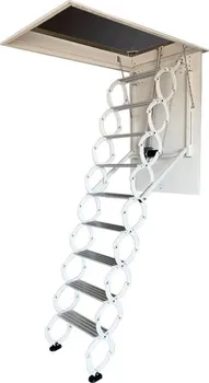 Schody FISTAR Elektrické půdní schody výsuvné 3,4 m bílé/ocelový rám