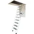 Půdní schody FISTAR Elektrické půdní schody výsuvné bílé/ocelový rám 68,5 x 126 cm