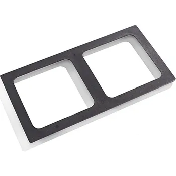 Příslušenství pro digestoř G.Gastro Krycí deska pro 2 čtvercové varné desky (220x220 mm)