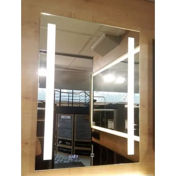Zrcadlo EBS Lumina Zrcadlo 60 x 80 cm se senzorem a hodinami