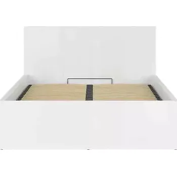 Postel Postel TETRIX s roštem LOZ/140/B, bílý lesk - doprava zdarma - SLEVA 3% s kodem radost25