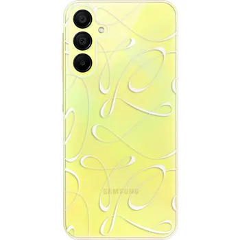 Pouzdro na mobilní telefon Odolné silikonové pouzdro iSaprio - Fancy - white - Samsung Galaxy A15 / A15 5G