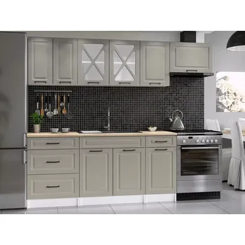 Kuchyňská linka Kuchyňská Linka Magda 240/180 kámen MAT - doprava zdarma - SLEVA 3% s kodem radost25