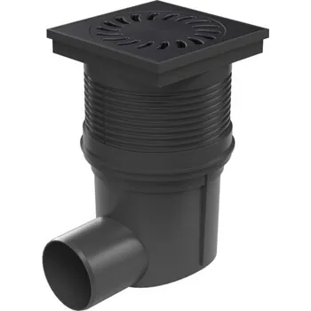 kanalizace Kanalizační vpusť boční D75, vodní hladina , litinová mřížka