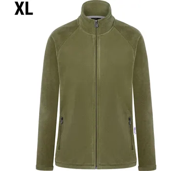 G.Gastro KARLOWSKY | Dámská fleecová bunda Warm-Up - mechově zelená - velikost: XL