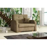 Rozkládací křeslo Vivian Gold I hnědé - SLEVA 3% s kodem radost25