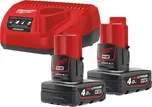 Milwaukee M12 NRG-402 12 V 2x 4,0 Ah +…