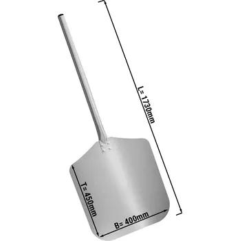 Pec na pizzu G.Gastro Hliníková lopatka na pizzu - 40 x 45 cm