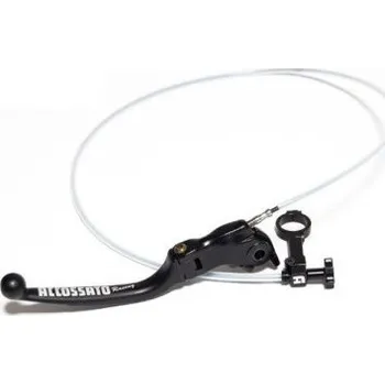 Páčka brzdy ACCOSSATO with integrated remote adjuster for original brake master cylinders folding black RA001N-35-NRST