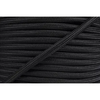 Horolezectví Lano PPV 16 mm s jádrem Černá