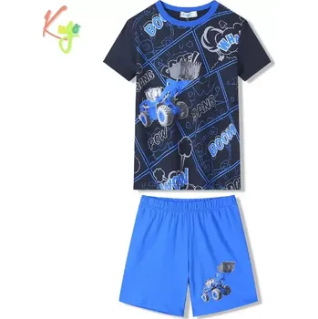 Chlapecké pyžamo Chlapecké letní pyžamo Kugo WT7310, tmavě modré