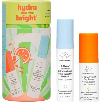 Pleťové sérum Drunk-Elephant Pece-o-oblicej SerumHydra a Bright B-Hydra Intenzivní hydratační sérum 8 ml + C-Firma Svěží denní 9 1 Stk. (875,00 Kč / 1 ks.)