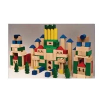 Dřevěná hračka Dřevěné hračky-stavebnice 180 dílů