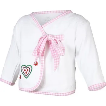 Dětský overall Little Angel Kabátek dívčí Tracht Outlast® - bílá/srdce Velikost oblečení: 56