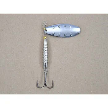 Umělá nástraha Třpytka zvukovka Vibraspin Stříbrná 10,5g