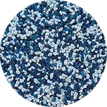 PerfectSTONE kamenný koberec (kamínky + pojivo) bílá-modrá 18,31 kg