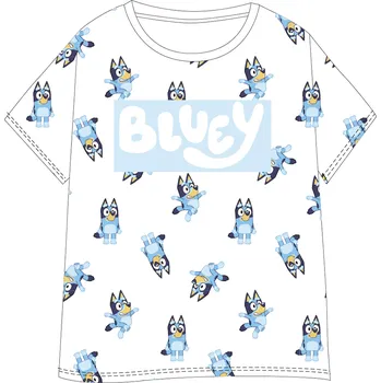 Dětská móda Bluey - licence Dívčí tričko - Bluey 5202020, bílá Barva: Bílá, Velikost: 92