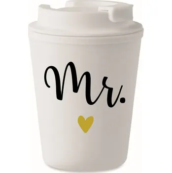 Termohrnek MR. - bílý termohrnek 300 ml