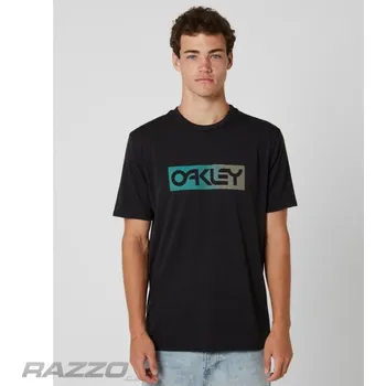Pánské tričko Pánské tričko Oakley Gradient Lines B1B Rc Tee BlackOut Green XL