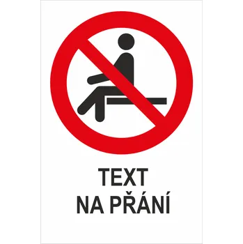 Nesedat - Váš text samolepící PVC fólie 200 x 150 mm