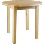 Dřevěný jídelní stůl borovice masiv BM105 průměr 50cm
