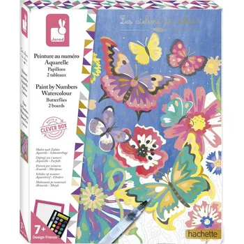 Výtvarná sada Dětský ateliér maxi - malování podle čísel - Zahrada s motýly
