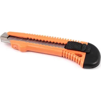 Pracovní nůž Nůž ulamovací 18mm plastový s tlačítkem PRO-TOOLS