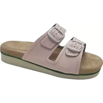 Dámská zdravotní obuv VANIMAR Kožené pantofle na hallux i patní ostruhy-růžové,vel. 36 - 42 vel. 37 - délka vnitřní stélky 23,5 cm