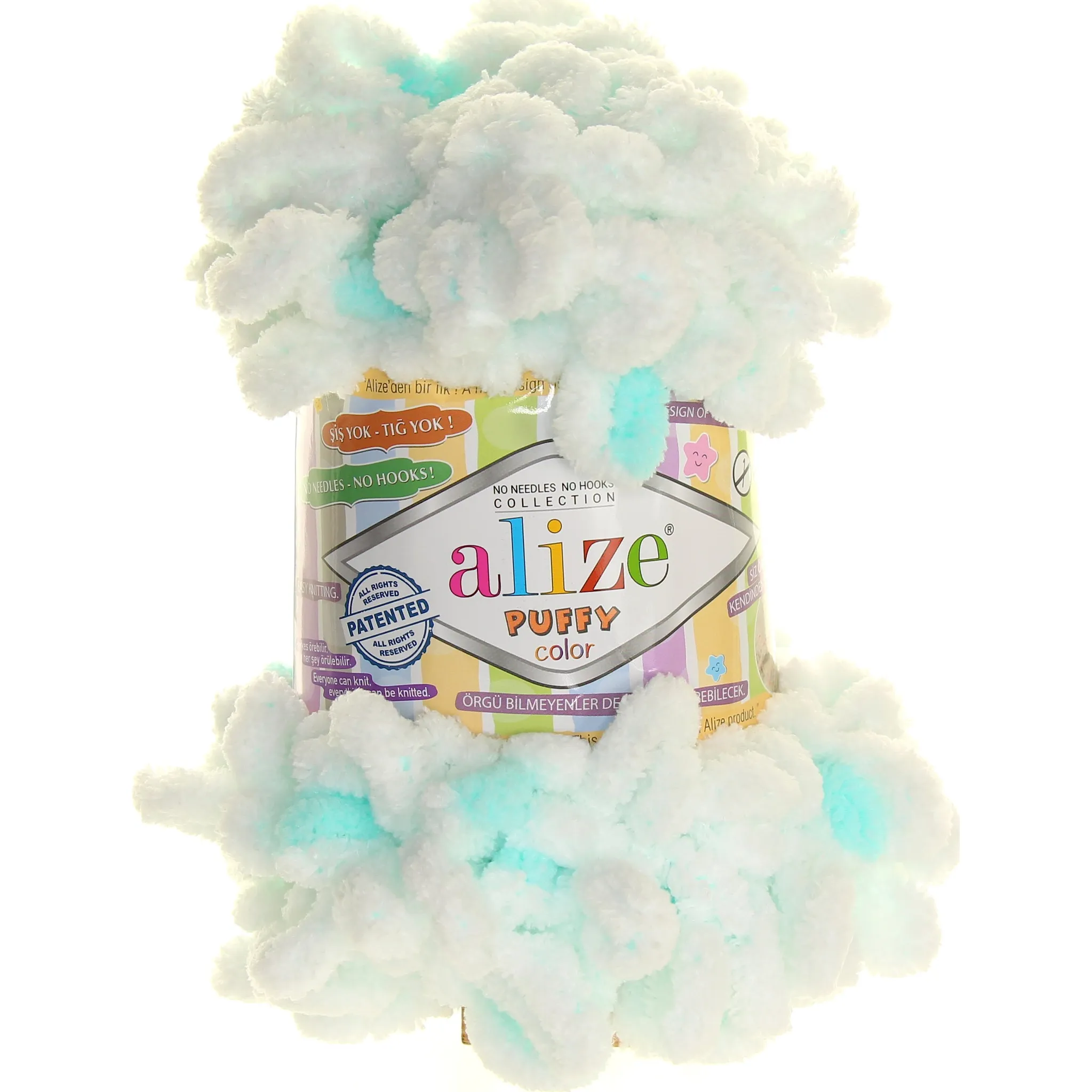 Fotografie 2 - Příze Alize Puffy Color 6491