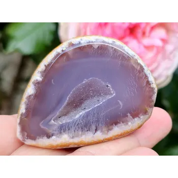 Přírodní kámen Achátová geoda 74g Brazílie