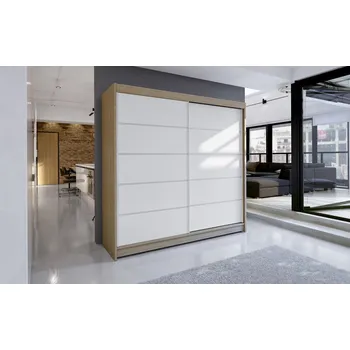 Šatní skříň Skříň Taisa IV 180 sonoma/bílá