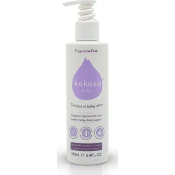 Kokoso Baby Tělové mléko Bez parfemace 190ml