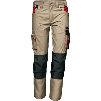 montérky HARRISON kalhoty do pasu montérkové - khaki - 50