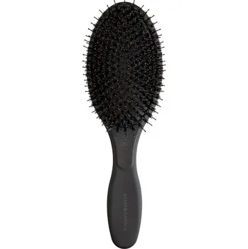 kartáč na vlasy Olivia-Garden Kartace-na-vlasy Expert-Care-OvalPádlový kartáč 16řadý, černý s kančími štětinami a vodicími kolíky hroty 1 Stk. (920,00 Kč / 1 ks.)