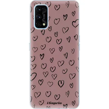 Odolné silikonové pouzdro iSaprio - Heart Dark - Realme 7 Pro