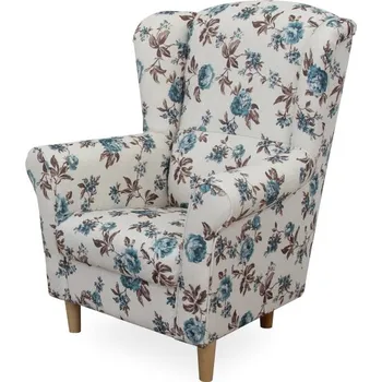 Křeslo Křeslo ušák Charlotte látka Rose 14 (Křesla ušáky)