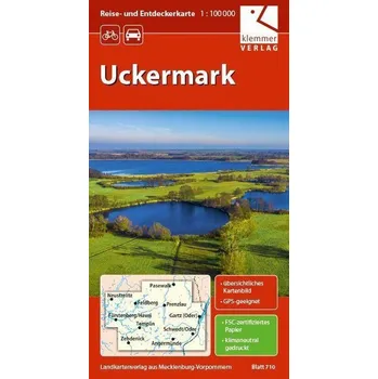 Reise- und Entdeckerkarte Uckermark 1:100.000 - Klemmer, Klaus