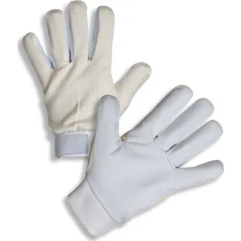 Pracovní rukavice PROFOD PD-04/7 / Rukavice z lícové kozinky - bílá 7