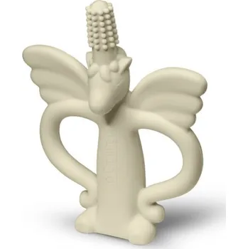 Kousátko a kartáček Jednorožec 2v1 béžové