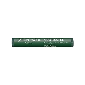 Umělecký pastel "Neopastel", dark green, CARAN D'ACHE 7400.229